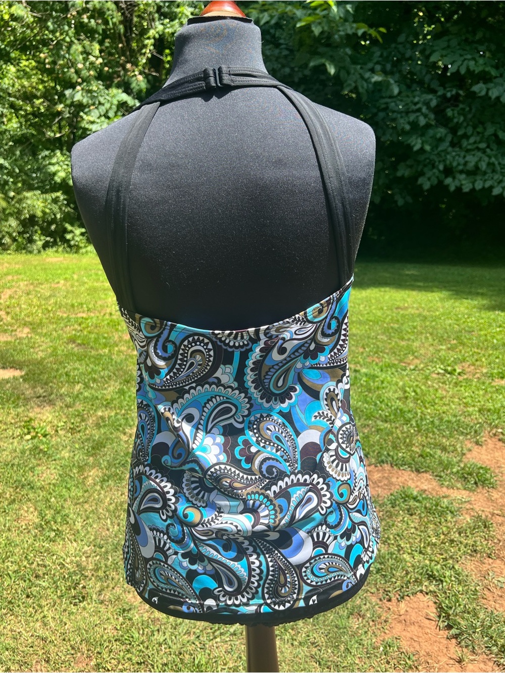 Women’s Paisley Bathing Suit Top (16) - Picture 3 of 5